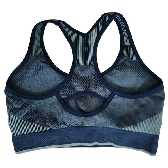 Puma Women's Blue Combo Seamless Medium Support Sports Bra Size Large - Picture 5 of 11